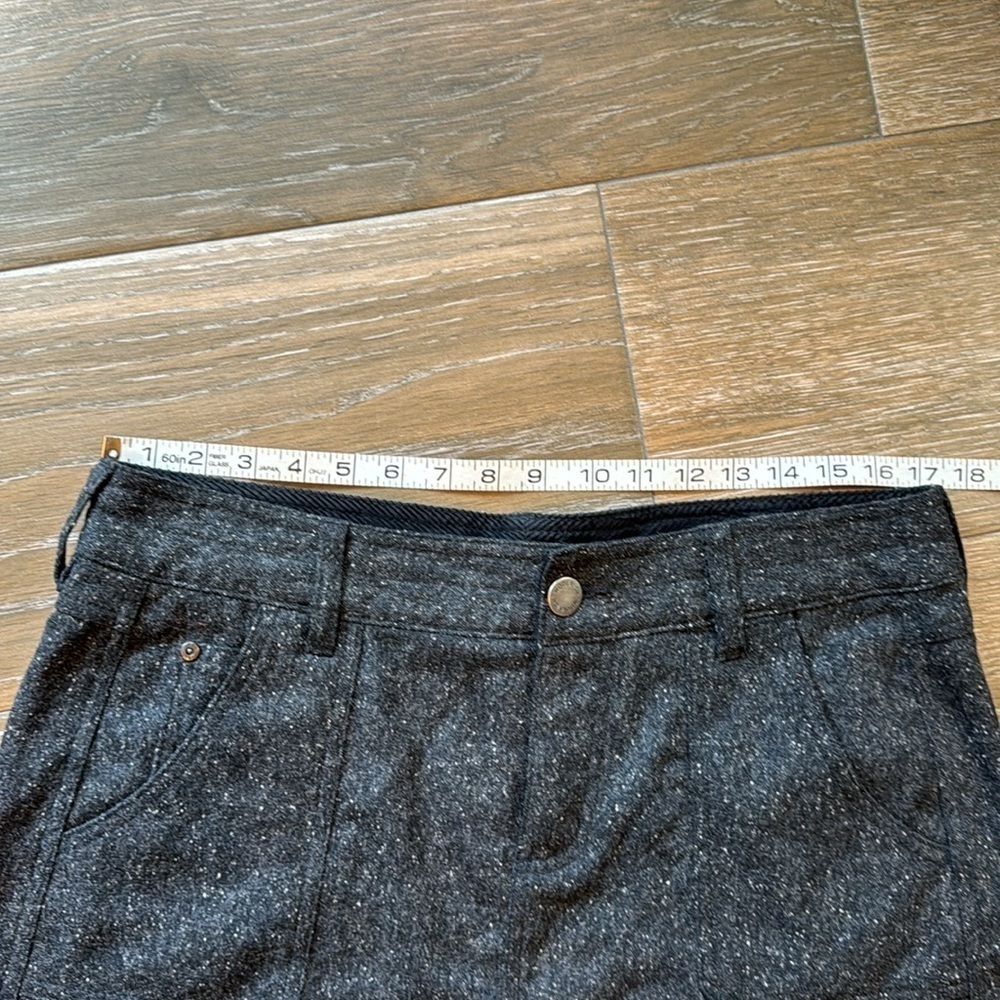 Woolrich charcoal wool blend skirt size 12 - Picture 2 of 10